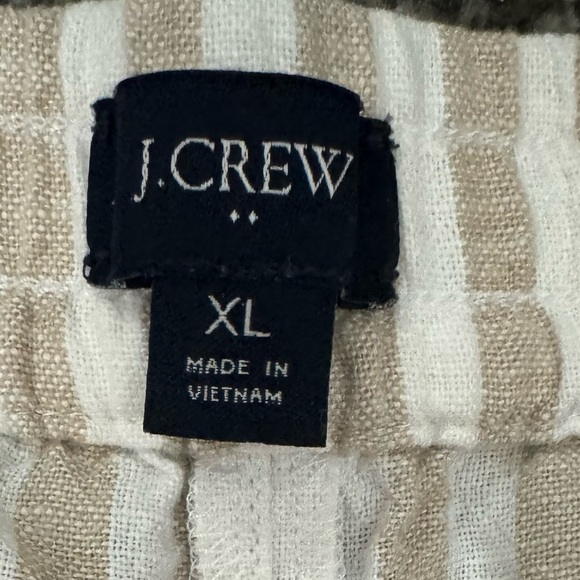 J.Crew Linen Blend Drawstring Waist Shorts Size XL - Picture 4 of 6